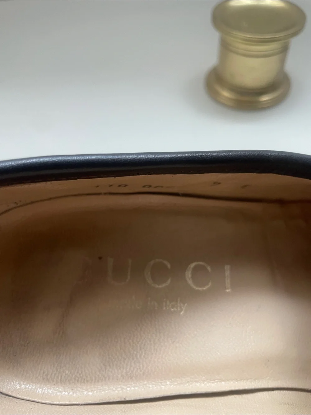 Gucci Dark Brown Leather Horsebit Loafers